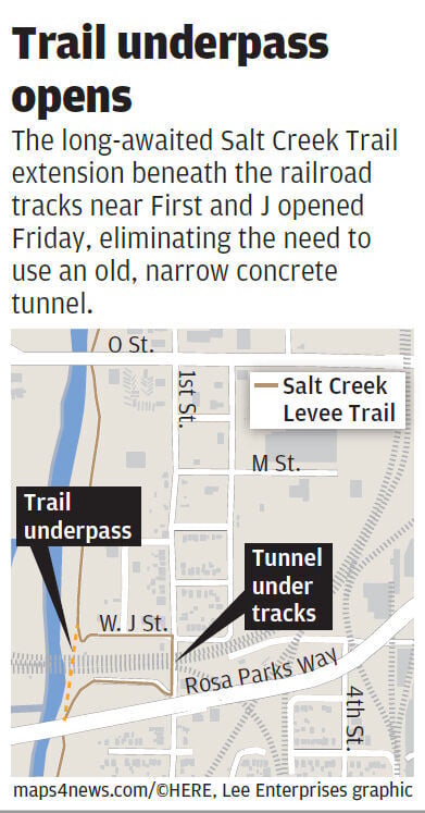Trail underpass opens